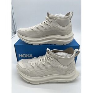 Hoka One One Kawana Mid 1169290-ABST Alabaster White Sneaker Women's Size 10